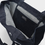 Laure Tote Bag - A.P.C. - Indigo - Cotton