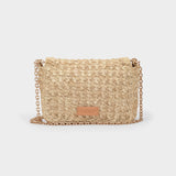 Moon Raphia Pm Hobo Bag - Vanessa Bruno -  Natural - Raphia