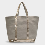 Cabas L Tote Bag - Vanessa Bruno -  Sand - Linen