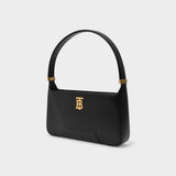 Medium TB Bag in Black Calfskin