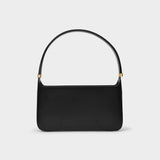 Medium TB Bag in Black Calfskin