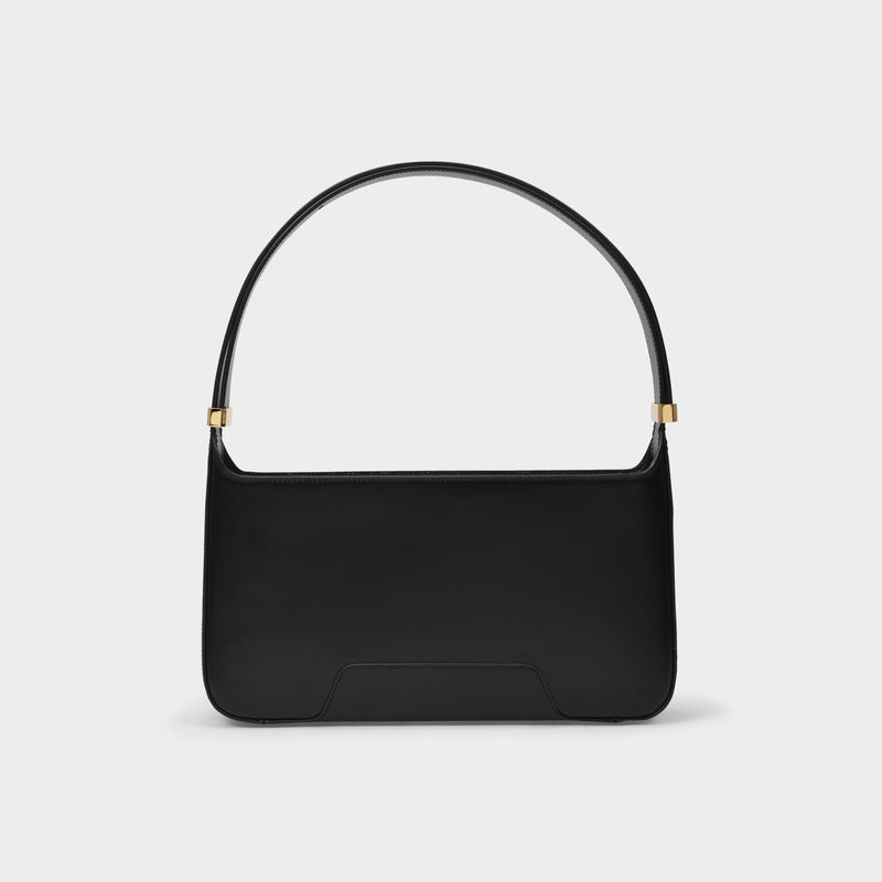 Medium TB Bag in Black Calfskin