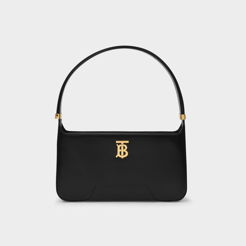 Medium TB Bag in Black Calfskin