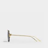 Sunglasses In Gold Metal Bv1046S