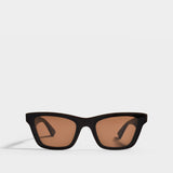 Sunglasses in Brown Acetate