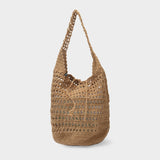 Kaia Bag in Beige Canvas