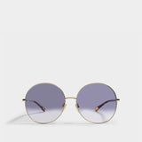 Sunglasses in Gold Injection