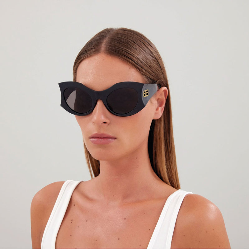 Sunglasses - Balenciaga  - Acetate - Black