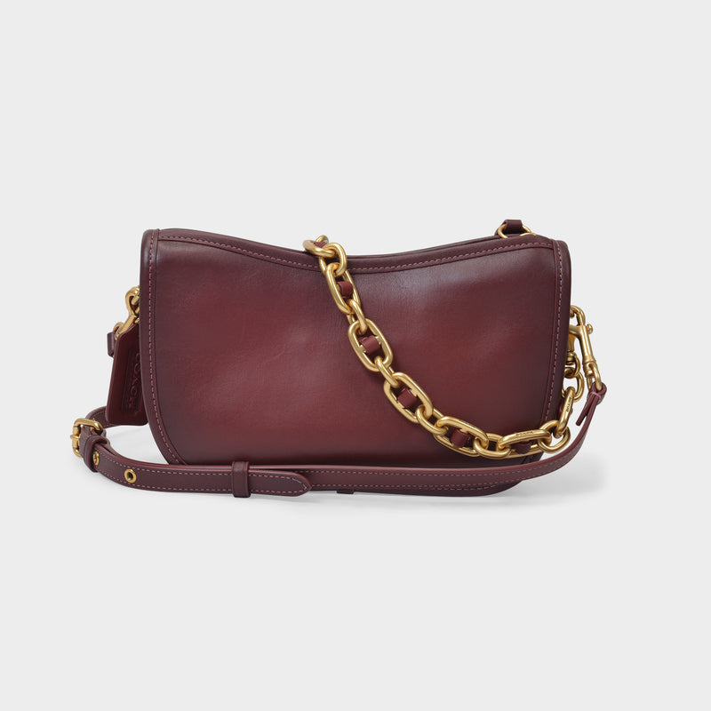 Swing Chain in Burgundy Leather