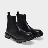 Watson Boots 黑色牛皮踝靴