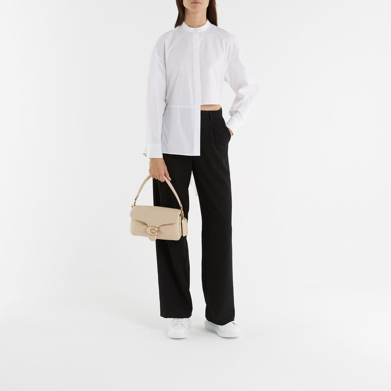 Sneakers Oversize 白色皮质 粉色鞋跟运动鞋