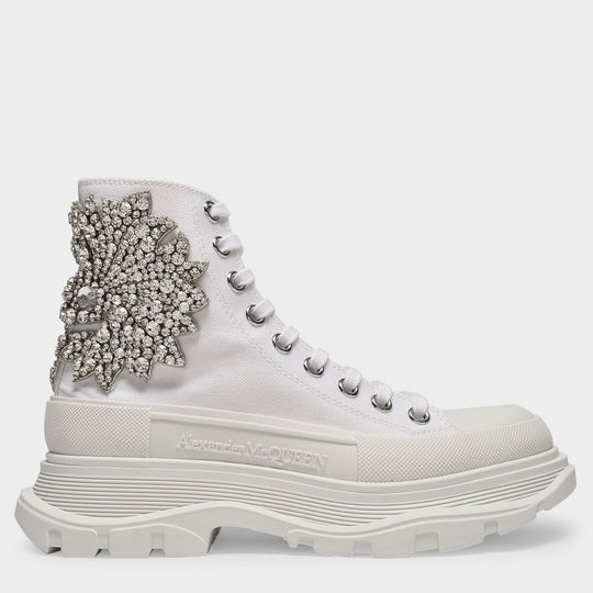 Tread Slick Low白色高帮帆布厚底鞋