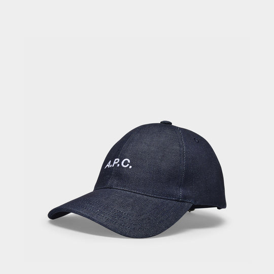 A.P.C. Charlie 帆布鸭舌帽 蓝色帽子