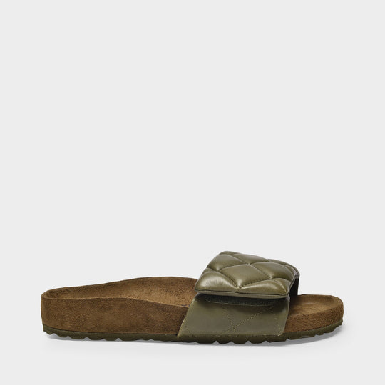 Birkenstock Sylt Padded 1774 勃肯舒适皮质平底凉拖鞋