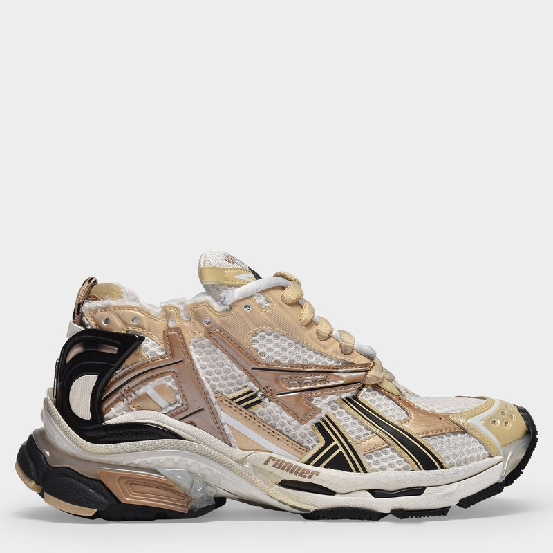 Runner Sneakers in Multi Leather