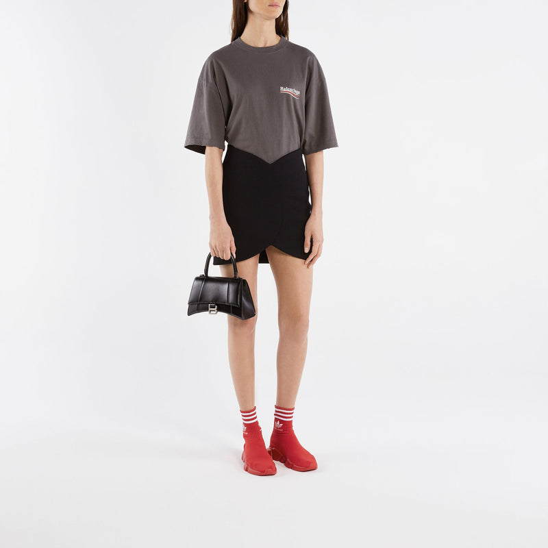 Balenciaga Speed Lt Adidas红色/徽标白色运动鞋