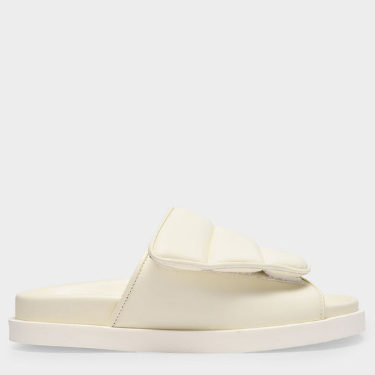 Gia Borghini Gia 3 A201 牛皮穆勒鞋 舒适小众绗缝凉拖鞋新款