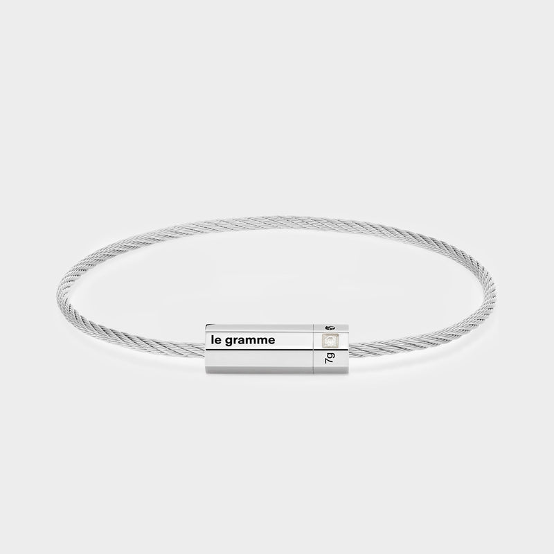 Le Gramme Octogon Cable 7g 银质手链