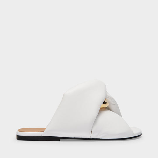 J.W. Anderson Flat Twist Sandal 皮质平底凉鞋