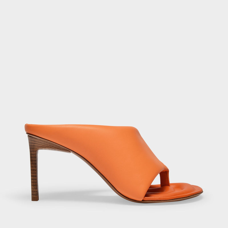 Jacquemus Les Mules Limone 羊皮高跟穆勒鞋
