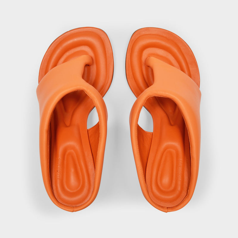 Jacquemus Les Mules Limone 羊皮高跟穆勒鞋