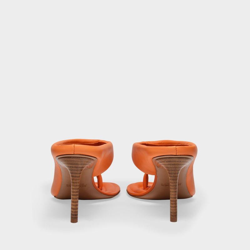 Jacquemus Les Mules Limone 羊皮高跟穆勒鞋