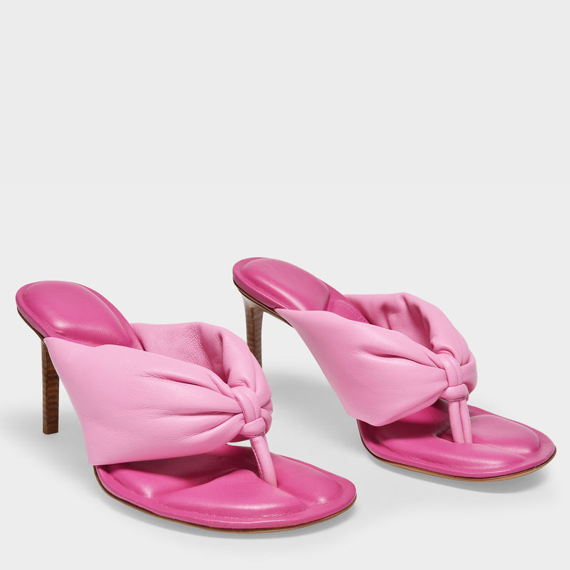 Jacquemus Les Sandales Nocio 羊皮细高跟凉鞋2022夏季新款正品