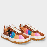 Palm Angels New Rainbow Sneaker 热带系列皮质运动鞋