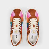 Palm Angels New Rainbow Sneaker 热带系列皮质运动鞋
