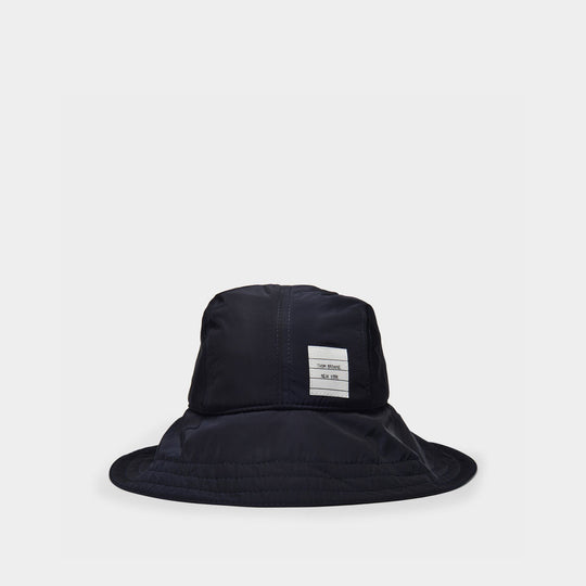 Thom Browne Rain Hat 时尚渔夫帽 蓝色斜纹帽子