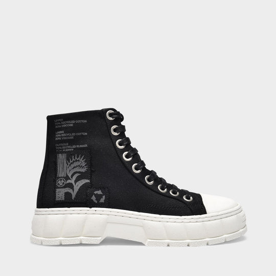 Viron 1982 女士时尚厚底鞋 帆布鞋 中帮运动鞋