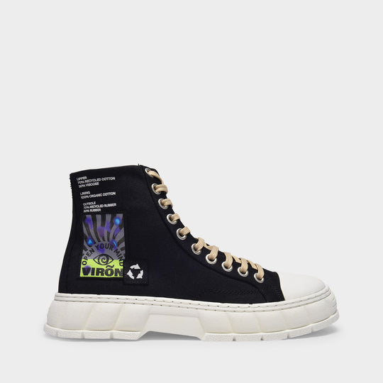 Virón 1982 Canvas 女厚底帆布鞋 运动休闲高帮鞋23新款正品