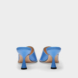 Wandler Agnes Mule 光面羊皮高跟穆勒鞋