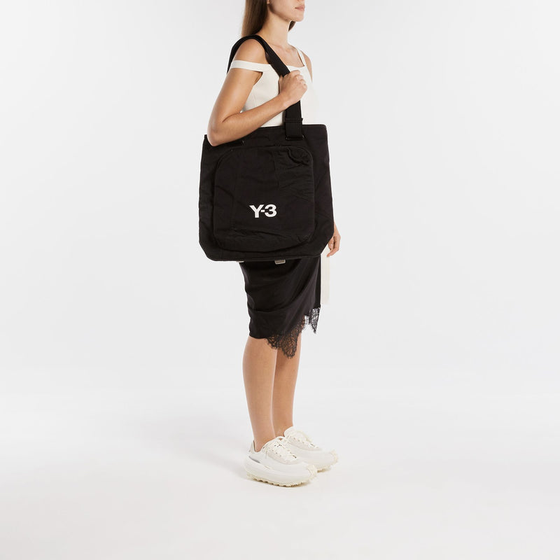 Y-3 Marathon白色光面牛皮运动鞋