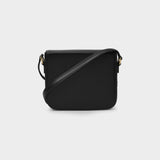 Small Mailbox Bag in Black Leather