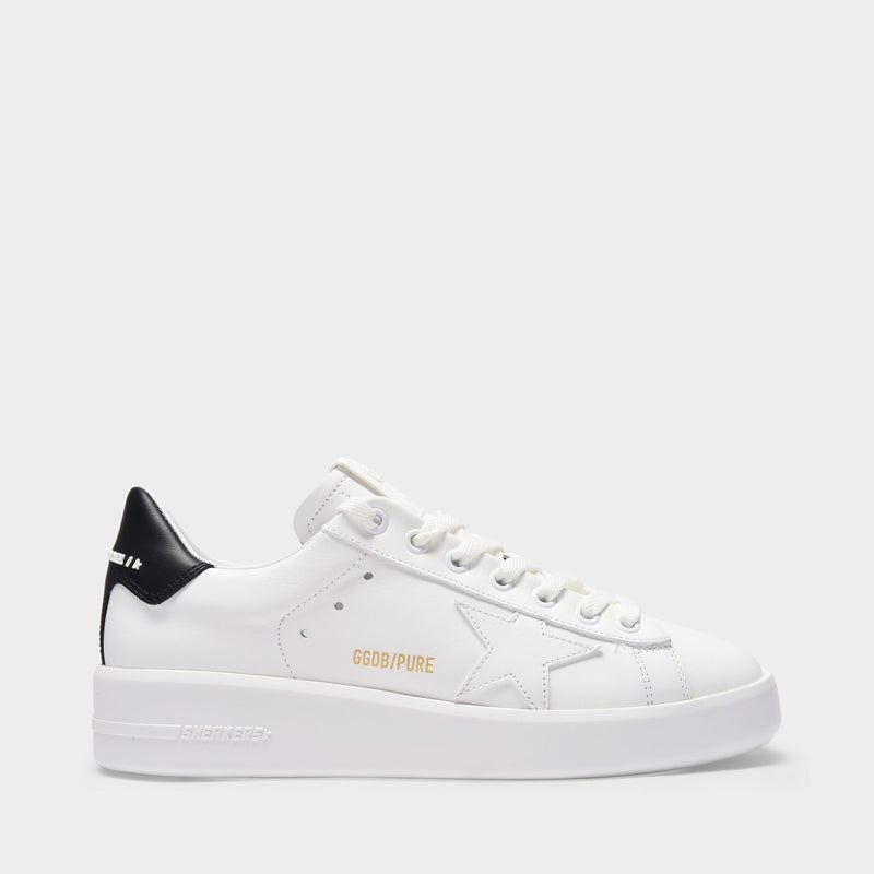 Golden Goose GGDB Pure Star 厚底低帮休闲牛皮质星星小白鞋正品