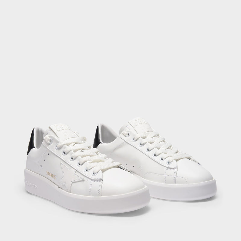 Golden Goose GGDB Pure Star 厚底低帮休闲牛皮质星星小白鞋正品
