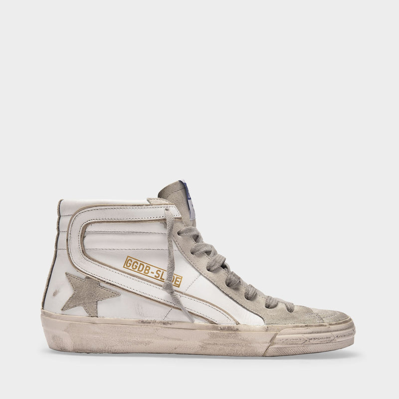 Golden Goose GGDB Slide 星星高帮皮质小脏鞋正品