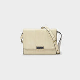 Caissie Shoulder & Hobo Bag in Beige Leather