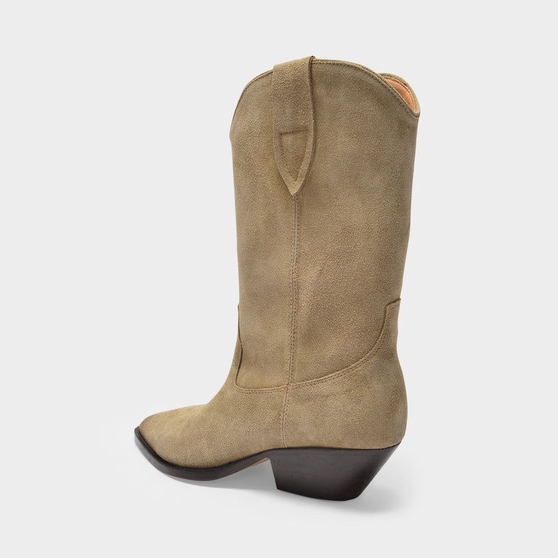 Duerto Boots in Taupe Leather