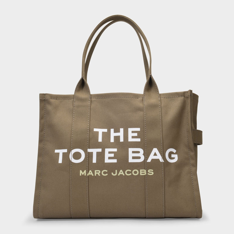Marc Jacobs驼色棉质大号托特包