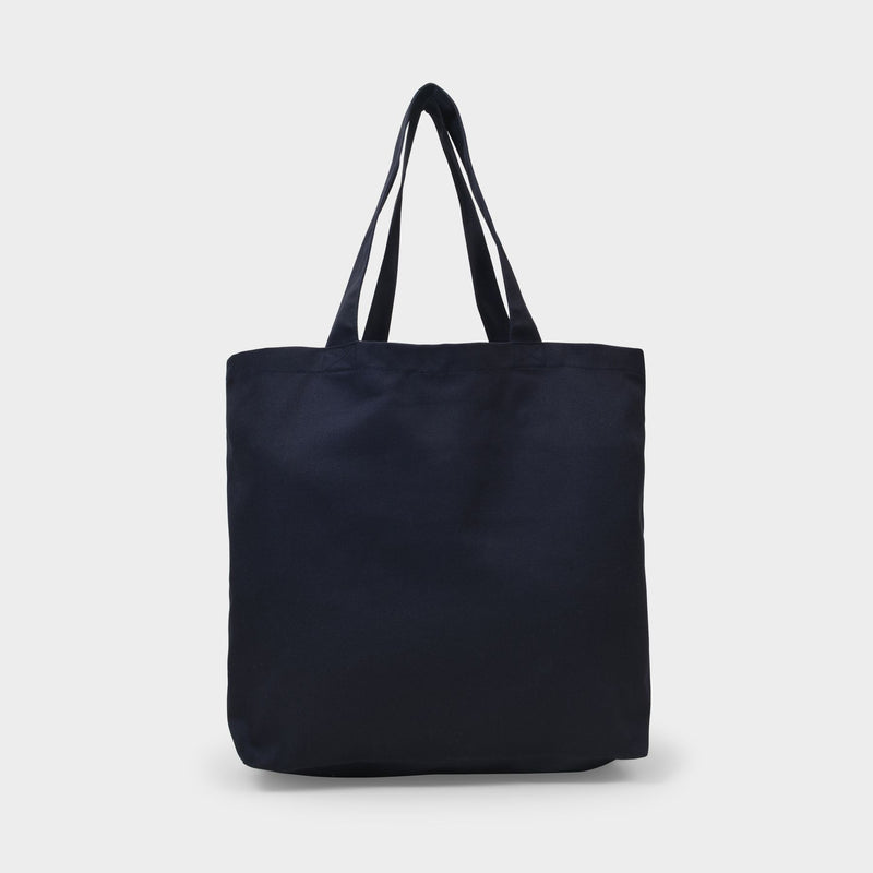Tricolor Fox Tote Bag - Maison Kitsune - Navy - Cotton