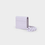 Bifold Wallet 紫色荔枝皮折叠链条包