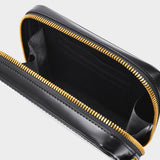 Chaine Camera Bag - Kara - Black/Gold - Leather