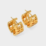 Goldie Mini Earrings 镀金黄铜耳环