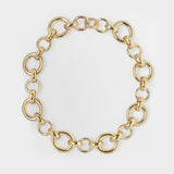 Calle Necklace in Brass