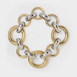 Calle Bracelet in Bicolor Brass