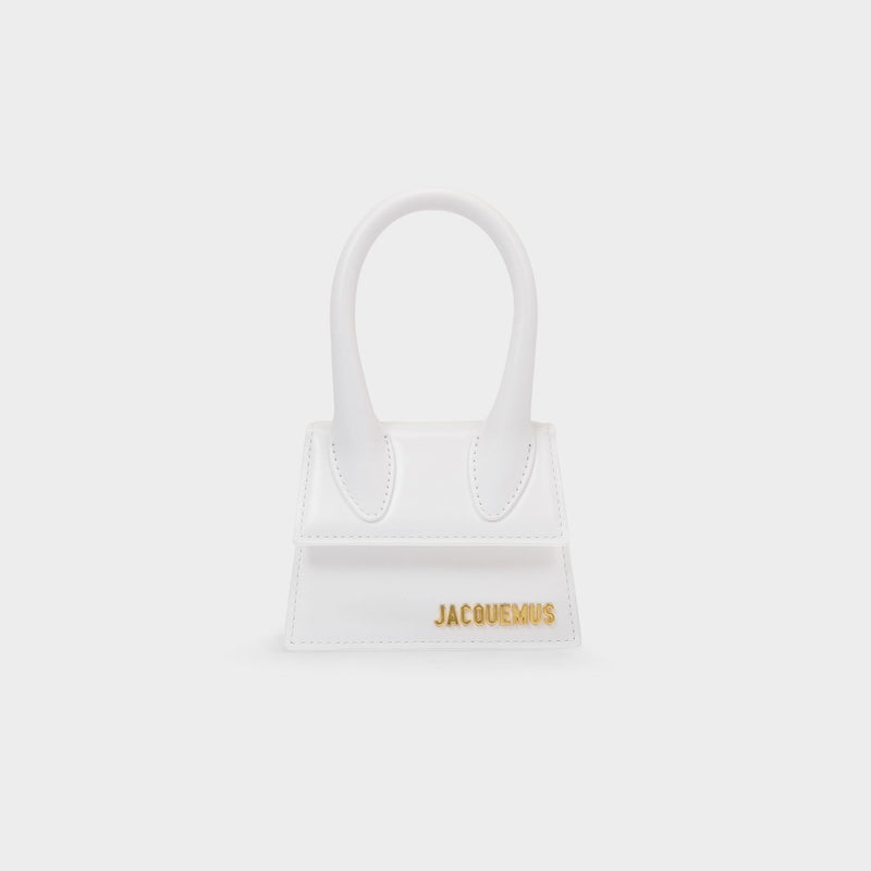 Jacquemus Le Chiquito细肩带皮质斜挎包情侣款正品