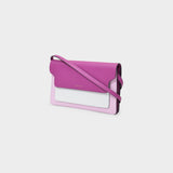 3 Comp Pouch in Pink Leather