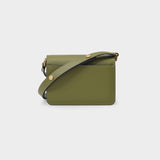 Trunk Mini Bag in Green Leather